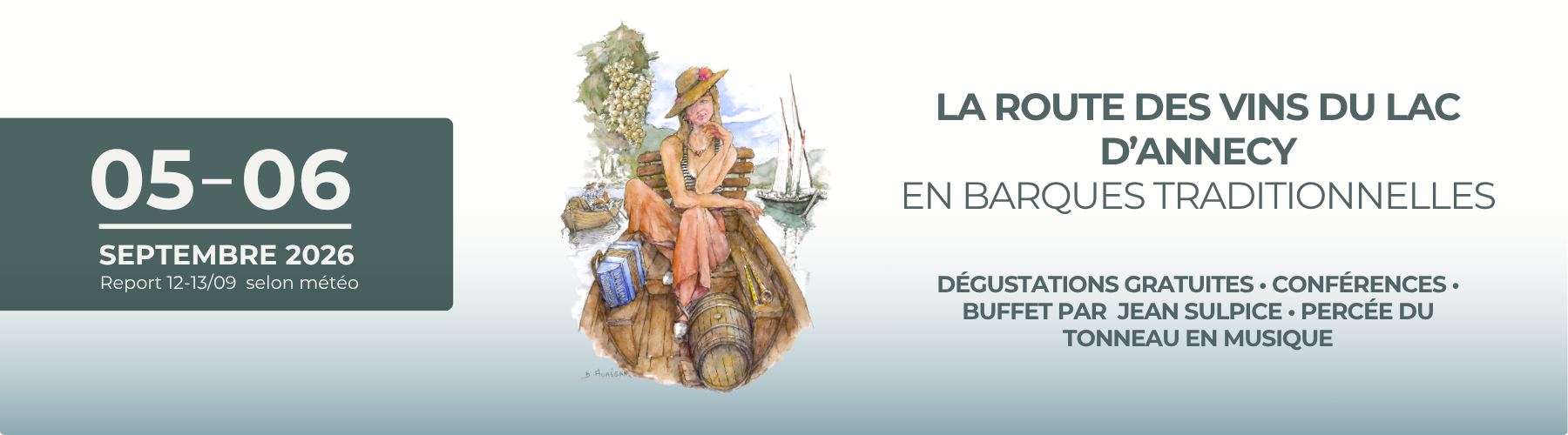 Affiche de la Route de l’Altesse 2026 autour du lac d’Annecy